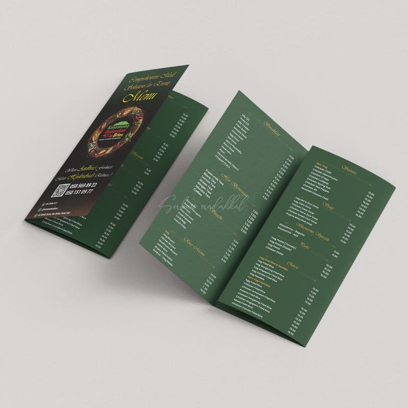Restaurant Menu
